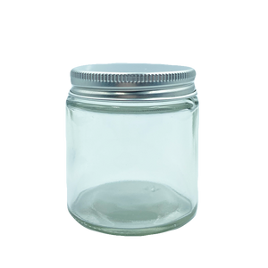 Pote de vidrio transparente (uso para velas)