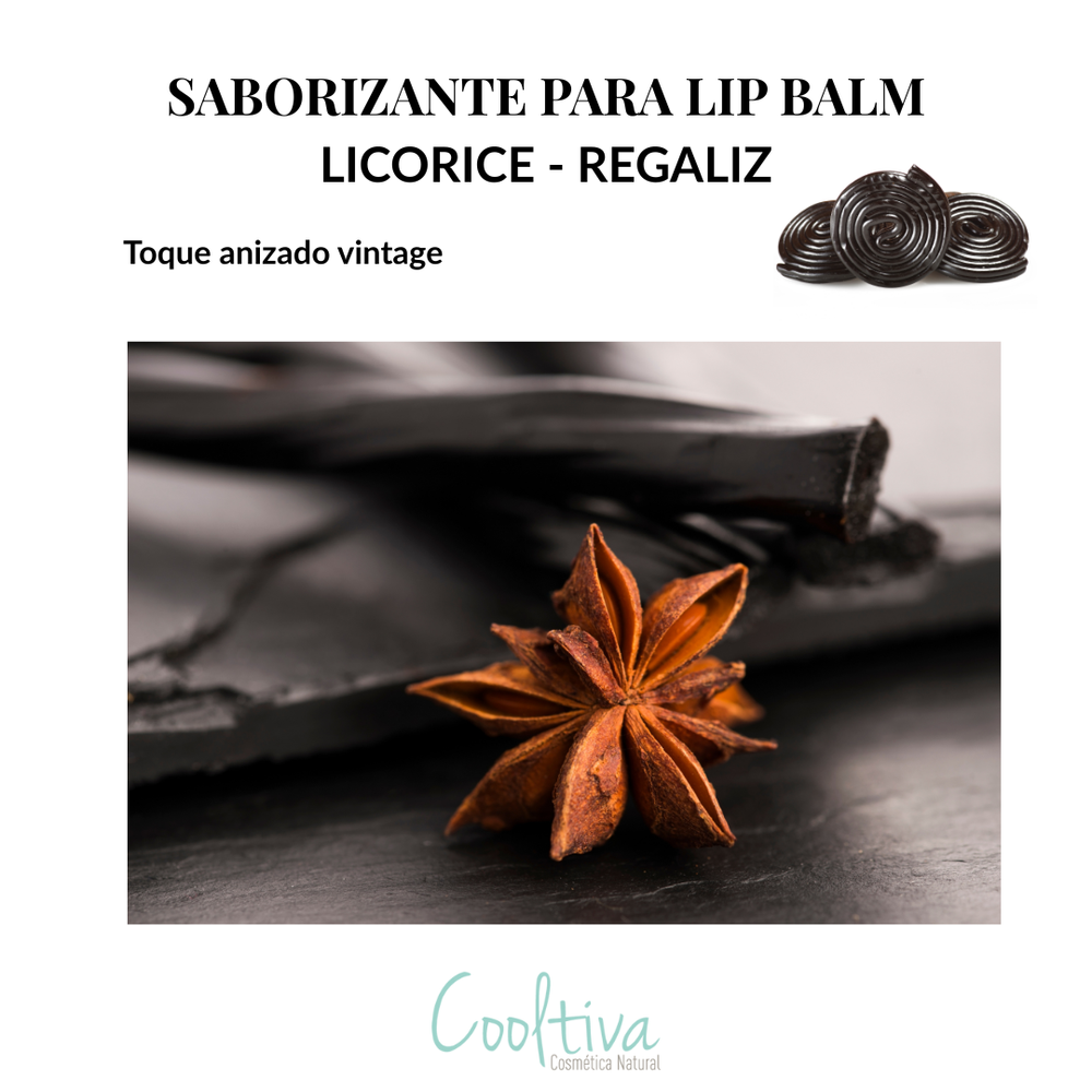 Saborizante para lipbalm Licorice (Regaliz)