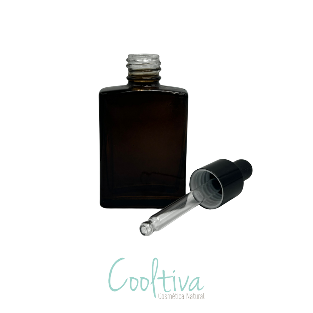 Botella de vidrio ámbar 30 ml