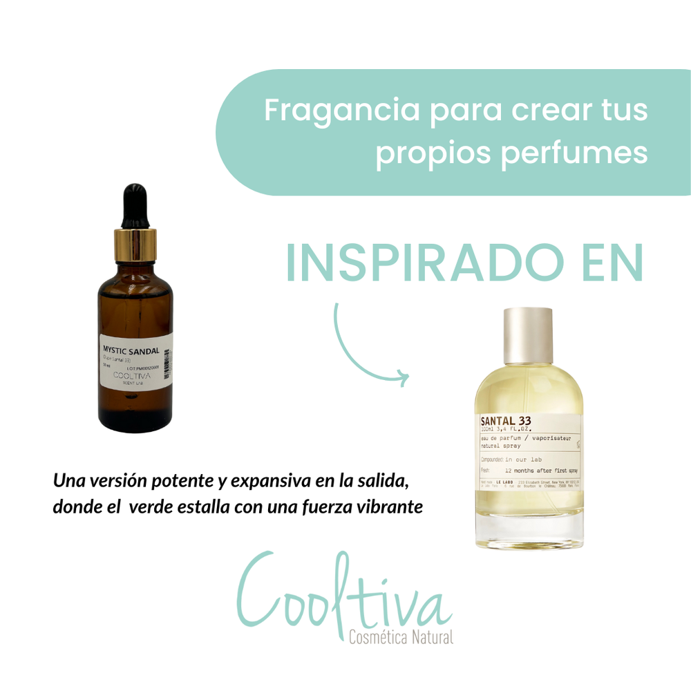 Aroma Mystic Sandal (Dupe Santal 33 - Le Labo)