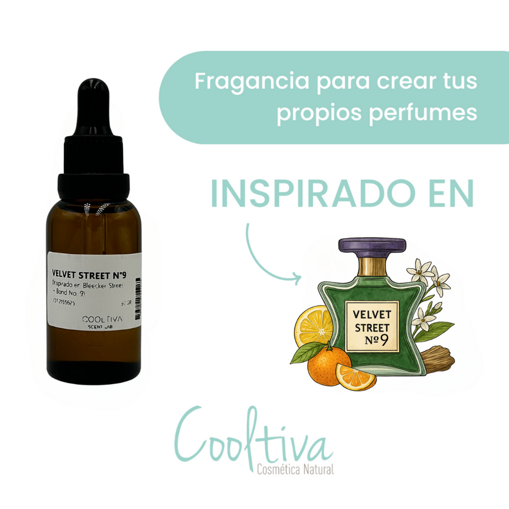 Aroma Velvet Street N°9 (Inspirado en Bleecker Street – Bond No. 9)