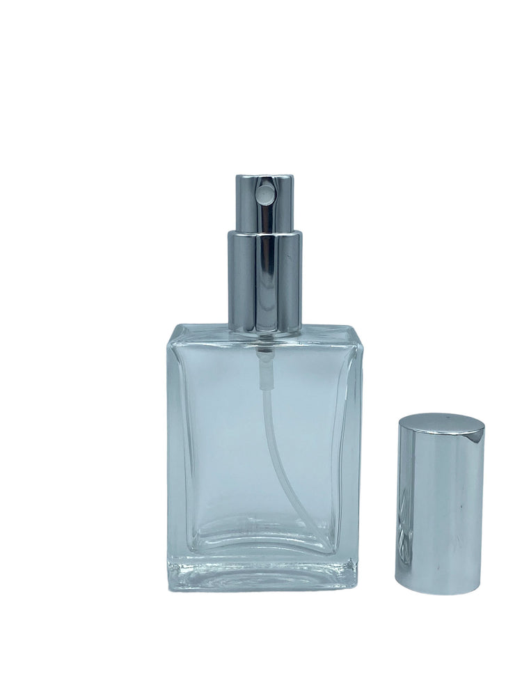 Botella Perfume Vidrio cuadrada 50 y 100 mL