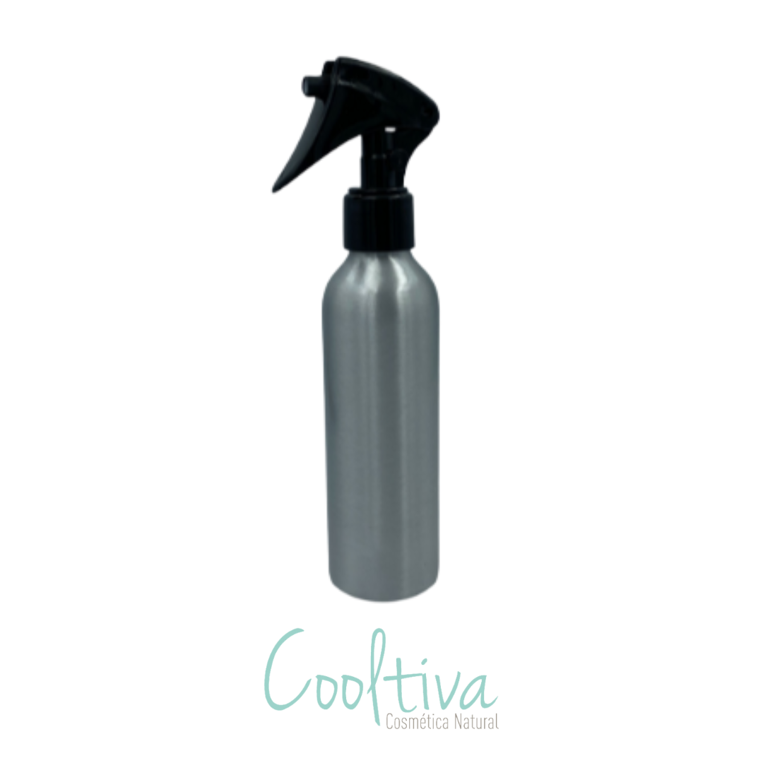 Botella de Aluminio con gatillo negro