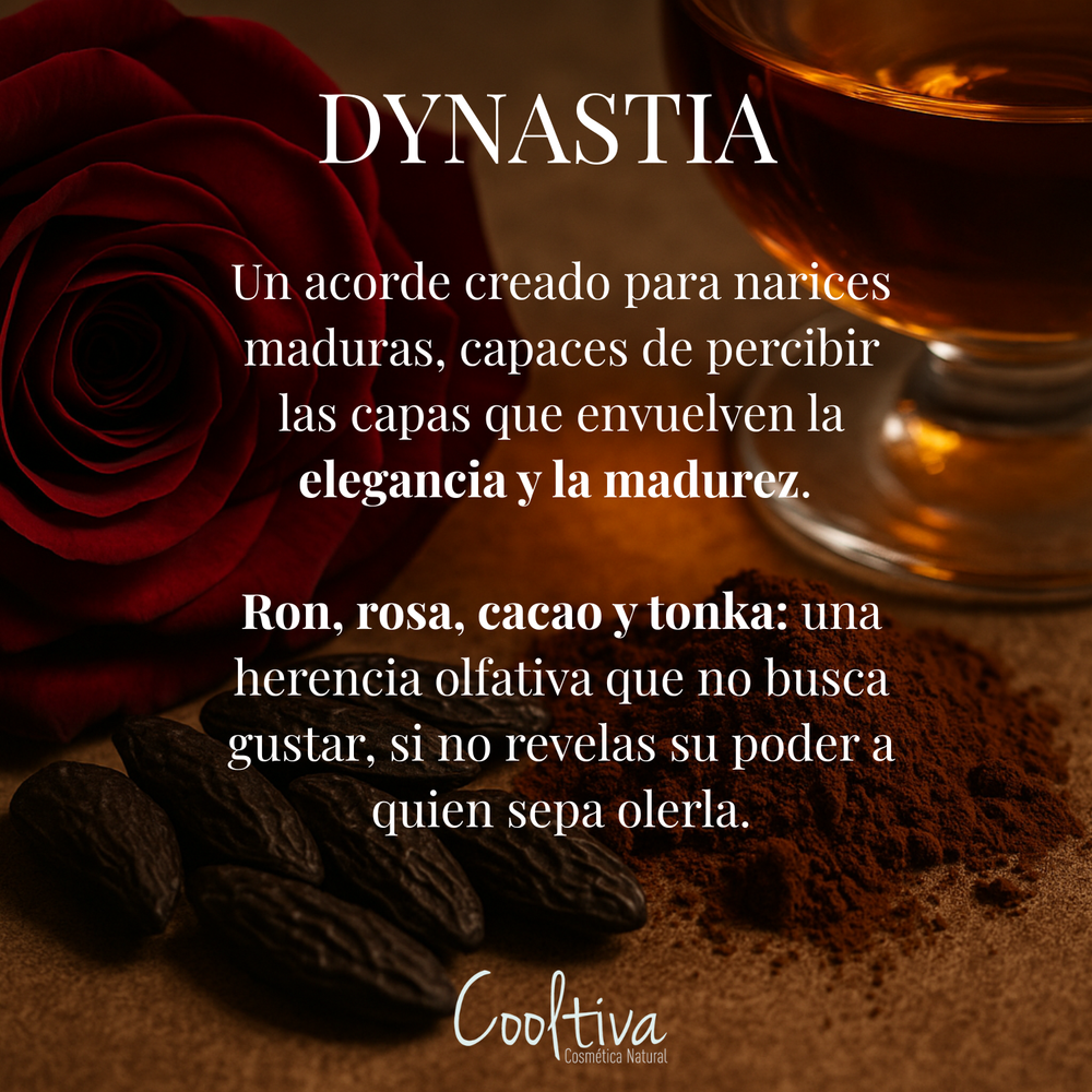 Aroma Dynastia (Un licor de rosa y cacao sobre tonka)