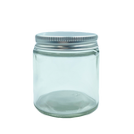 Pote de vidrio transparente (uso para velas)